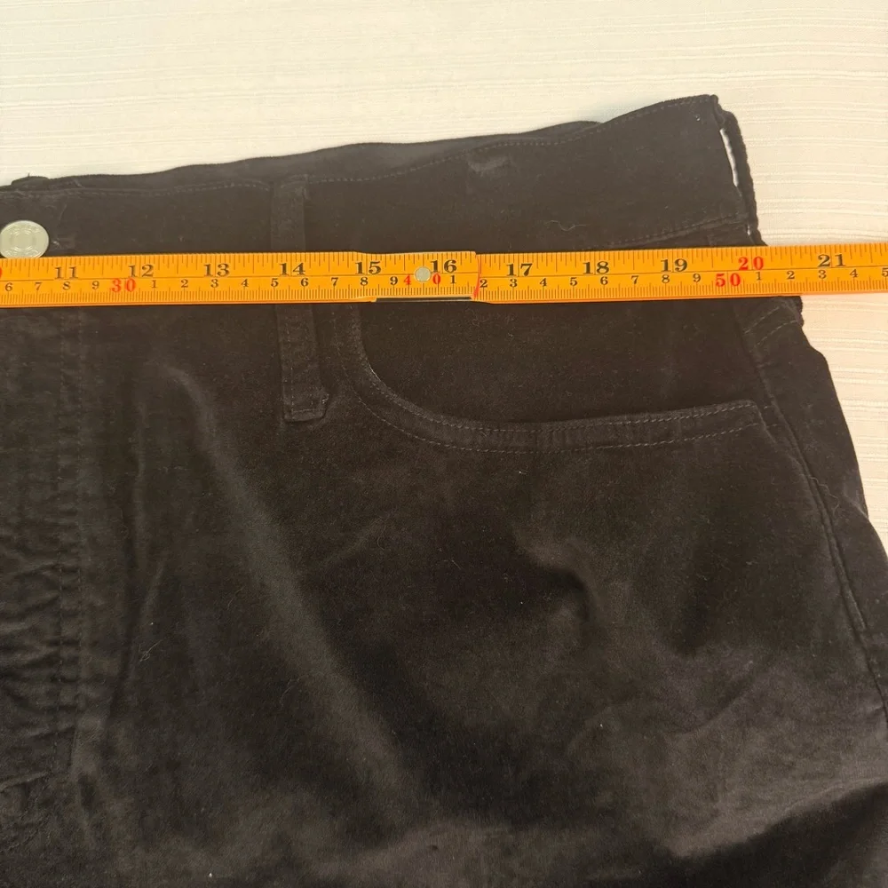 J. Crew Women’s Black Wide Leg Corduroy Pants size 35 - Picture 6 of 8